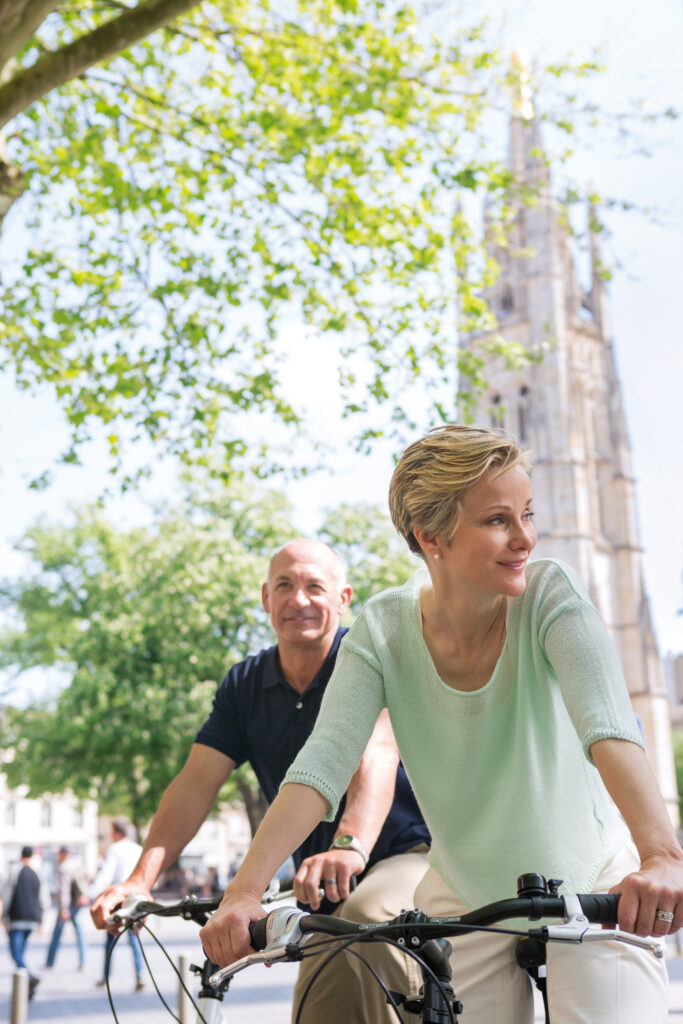 Passeio de bike em Bordeaux