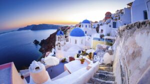 Santorini Cruzeiro na Grecia