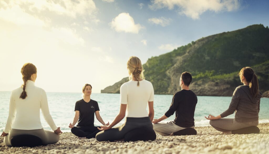 Meditação na praia, SHA