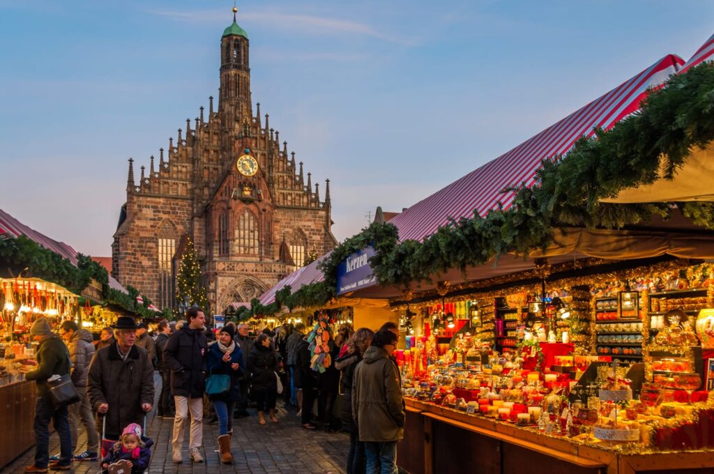 mercado de natal em Nuremberg